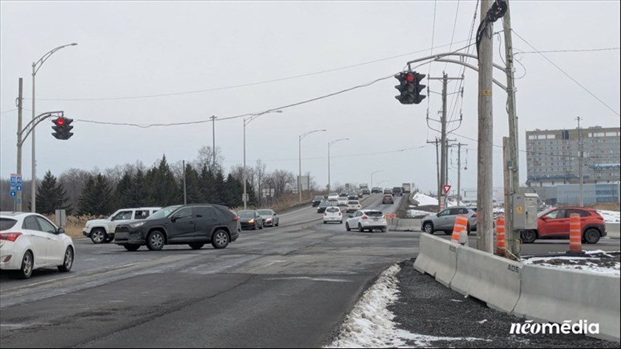 Le chantier progresse sur la route de la Cité-des-Jeunes