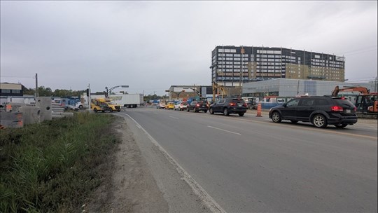 Circulation en alternance sur le boulevard de la Cité-des-Jeunes