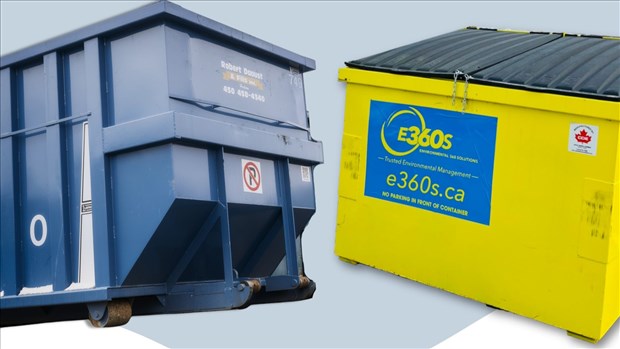 Des conteneurs mis à la disposition des sinistrés de Rigaud 