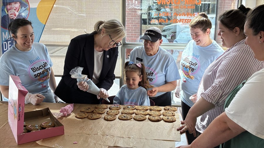 Des Biscuits sourire pour Marie-Claude Nichols