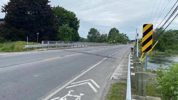 Entrave sur la route 132 à Salaberry-de-Valleyfield 