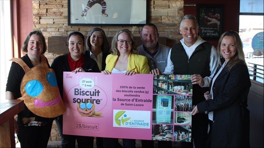 Vous êtes-vous procuré des Biscuits Sourires pour une cause d’ici ?