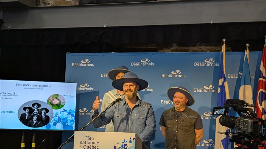 Fête nationale: Bleu Jeans Bleu en tête d'affiche à Beauharnois