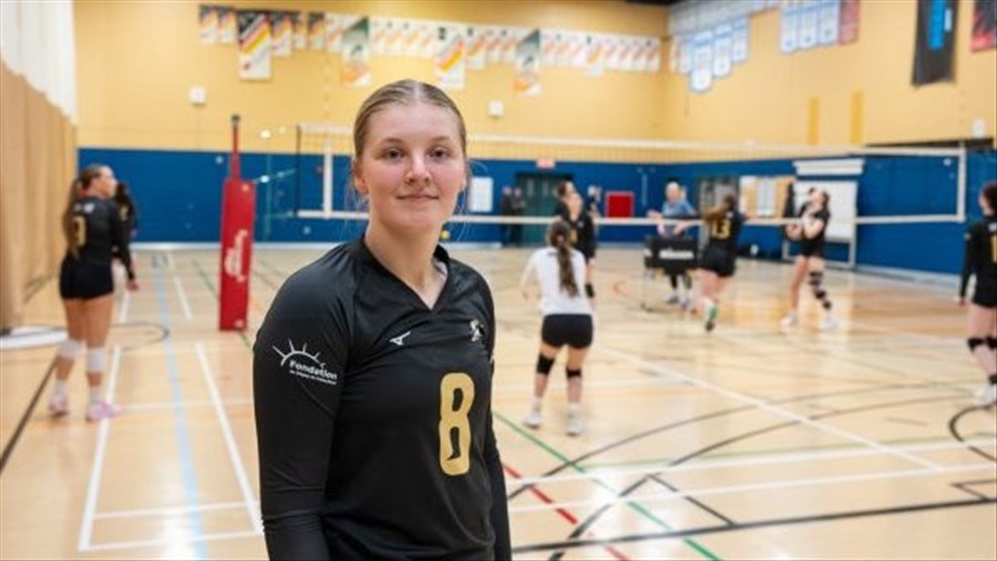 Une conclusion en or pour une jeune joueuse de volleyball