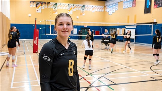 Une conclusion en or pour une jeune joueuse de volleyball