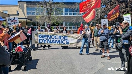 General Dynamics: une manifestation pour s'opposer à l'agrandissement 