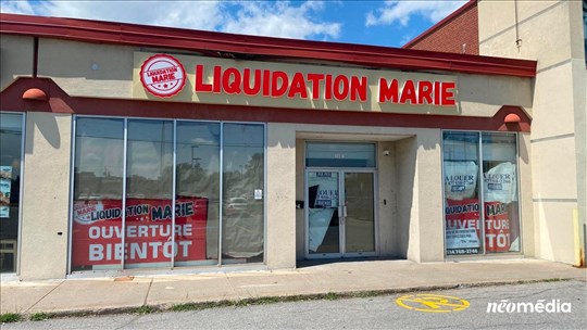 Moins d'un mois avant l'ouverture du Liquidation Marie de Vaudreuil-Dorion