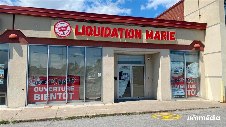 Moins d'un mois avant l'ouverture du Liquidation Marie de Vaudreuil-Dorion