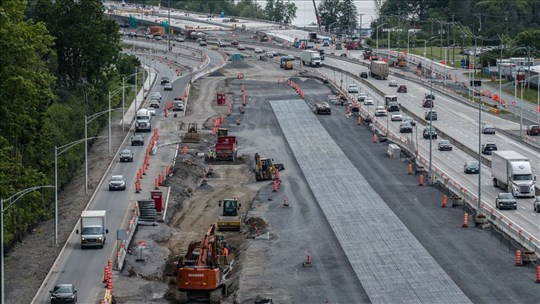 Plusieurs voies fermées sur l'A40 à Senneville