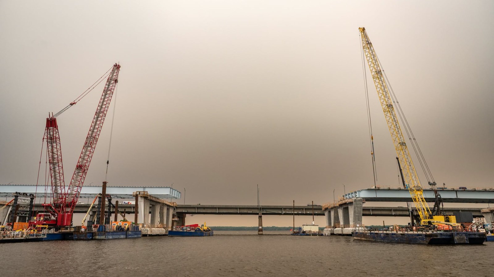 Déplacement du chenal de navigation sur le pont de l’Île-aux-Tourtes