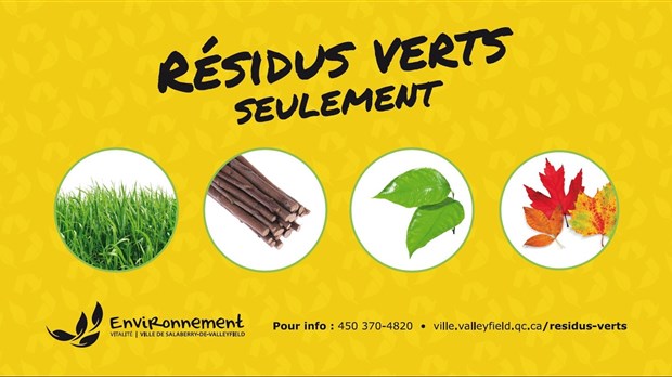 Résidus Verts: demandez votre autocollant dès aujourd'hui