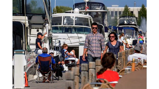 Augmentation de plaisanciers de 40 % au centre-ville  