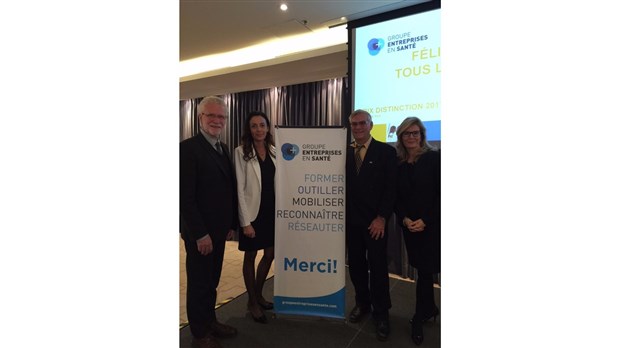 La MRC de Beauharnois : finaliste aux Prix Distinction du Groupe entreprises en santé  