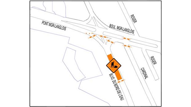 Fermeture complète d’une portion du Boulevard du Bord-de-l’Eau 