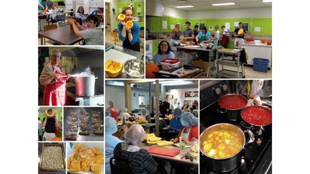 Salaberry-de-Valleyfield : 92 citrouilles cuisinées par 52 personnes 