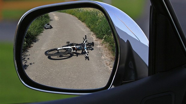 Un automobiliste heurte un cycliste sur la route 201 à Sainte-Marthe