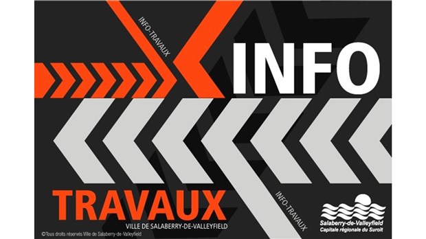 Travaux sur la rue Potvin à Salaberry-de-Valleyfield 