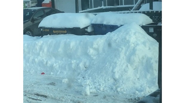 Conteneurs enneigés et inaccessibles? Pas de collecte  