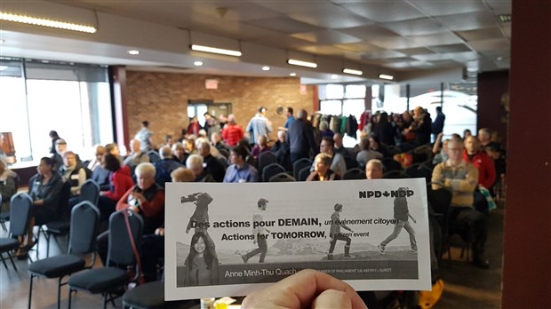 Plus d'une centaine de citoyens se réunissent pour parler d'environnement