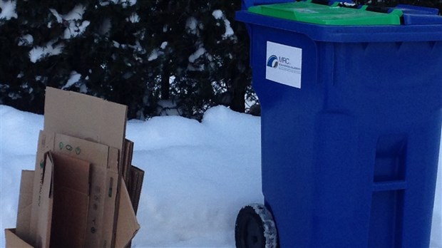 Vos surplus de carton ramassés entre le 7 et le 18 janvier