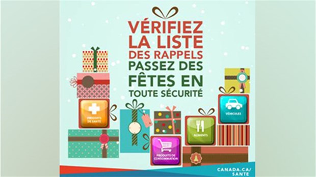 Ne laissez pas vos Fêtes s’enflammer recommande Santé Canada 