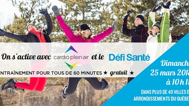 On s'active avec Cardio Plein Air et le Défi Santé 