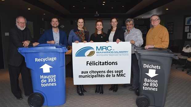 Les citoyens de la MRC de Beauharnois-Salaberry jettent de moins en moins