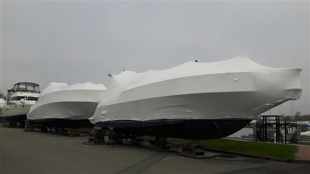 Les pellicules de plastique pour l’entreposage de bateaux: acceptées aux écocentres régionaux  