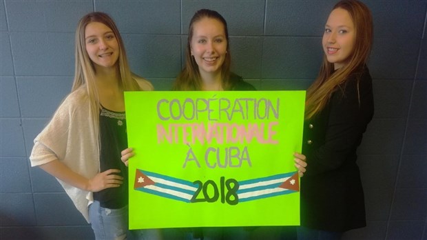 Trois étudiantes du Collège de Valleyfield s'envoleront pour Cuba