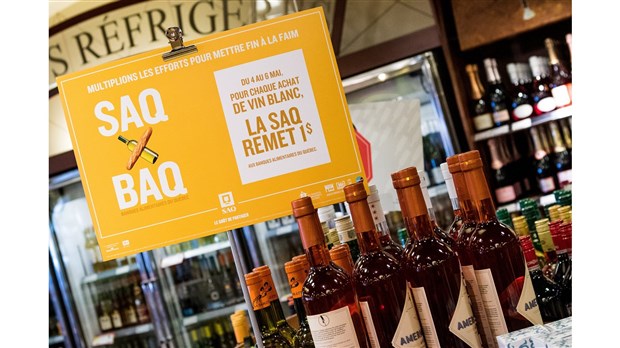 La SAQ remet 22 516 $ à Moisson Sud-Ouest pour soutenir sa mission  