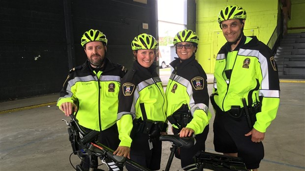 Présence policière: retour de la vélo patrouille à Beauharnois  