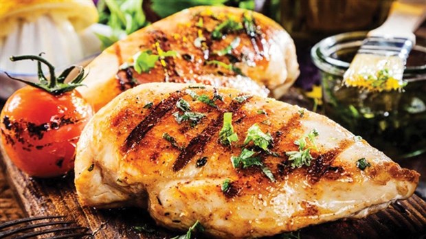 Griller avec de l'huile d'olive
