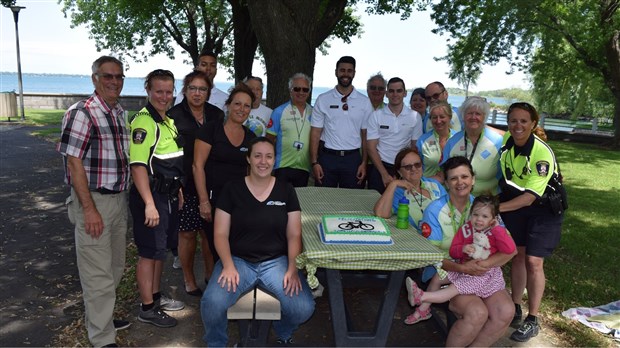 La vélo-patrouille du Parc régional de Beauharnois-Salaberry fête ses 20 ans  