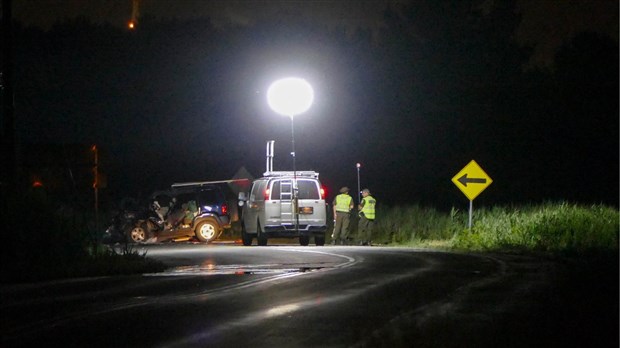 Une femme de 23 ans perd la vie dans un accident sur la route 132 à Saint-Stanislas-de-Kostka  