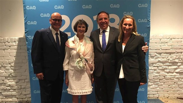 Marilyne Picard et Claude Reid, candidats pour la CAQ aux prochaines élections  