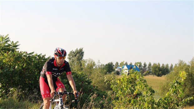 Travaux de prolongement de la piste cyclable à Sainte-Martine 