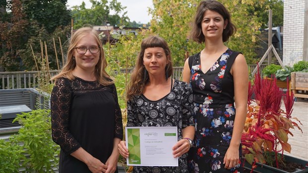 Le Collège de Valleyfield reçoit sa certification Cégep Vert