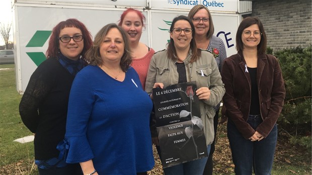 Roses et rubans blancs pour contrer la violence faite aux femmes 