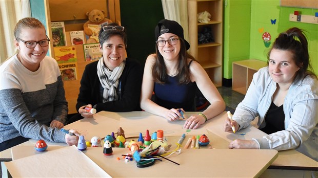 Des représentants du Collège de Valleyfield au Salon de la petite enfance 