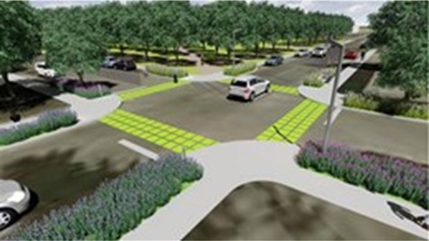 Réfection de rues à Salaberry-de-Valleyfield pour diminuer la vitesse sur son territoire 