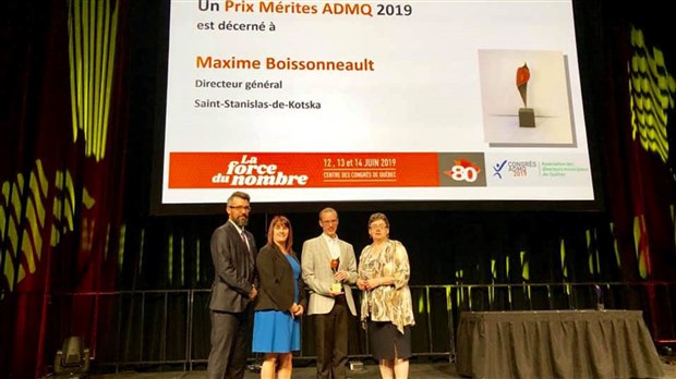 Le directeur général de Saint-Stanislas-de-Kostka remporte un prix Mérites de l’ADMQ