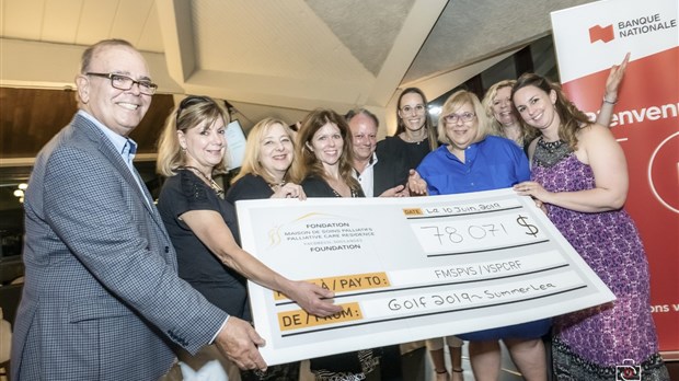 Plus de 78 000 $ pour la Maison de soins palliatifs de Vaudreuil-Soulanges