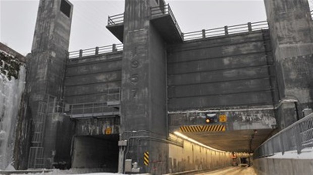 Travaux en cours au Tunnel de Melocheville à Beauharnois 