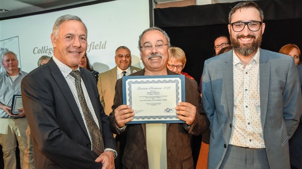 L'engagement d'un enseignant du Cégep de Valleyfield est reconnu par ses pairs