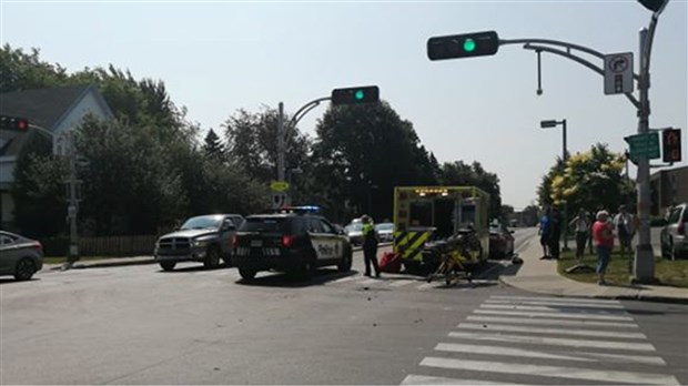 Un blessé léger dans une collision à l’intersection Maden et Du Havre à Salaberry-de-Valleyfield 