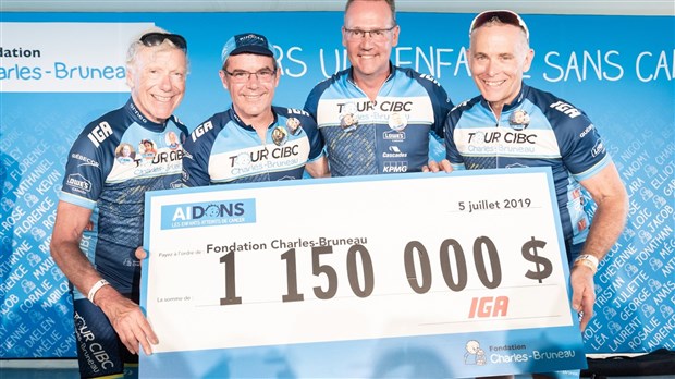 IGA et ses marchands remettent 1 150 000$ à la Fondation Charles-Bruneau 