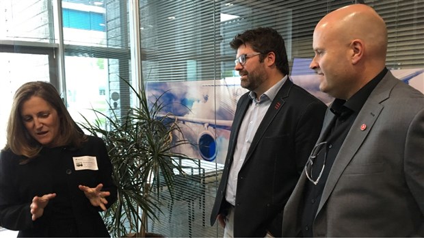 Une entreprise de Salaberry-de-Valleyfield accueille la ministre des Affaires étrangères 