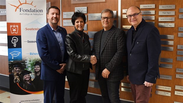 Don de 45 000$ pour la Fondation du Collège de Valleyfield 