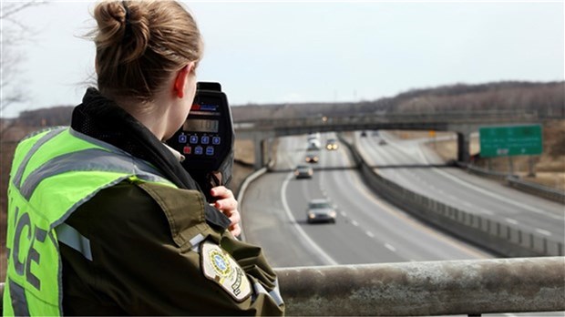Constat de 874 $ pour un conducteur de Beauharnois 