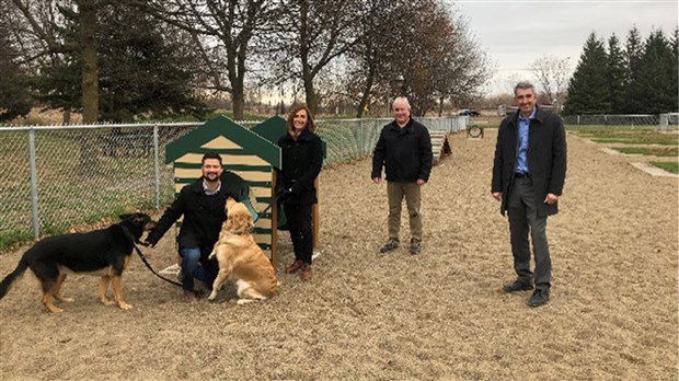 Un nouveau parc canin pour amuser toutou à Salaberry-de-Valleyfield 